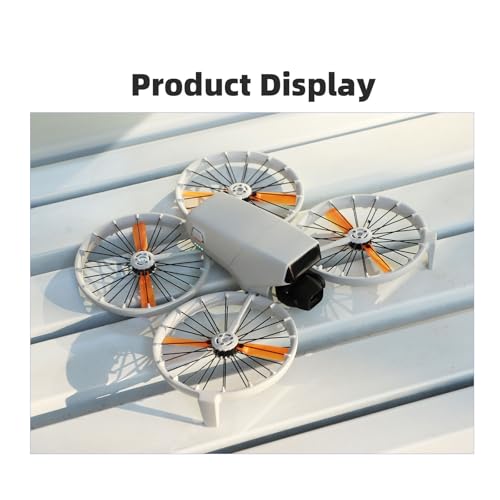 8pcs Flip Propellers Blades Props for DJI Flip, Replacement Quick Release Wing Blade Drone Propellers Spare Parts (Orange)