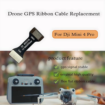 GPS Ribbon Cable Replacement for DJI Mini 4 Pro Drone GPS Module Repair Parts OEM Mini 4 Pro Drone Flexible Flat Cable Repalcement Accessories
