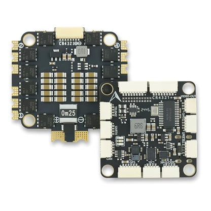 AERO SELFIE H743 Flight Controller with 60A 32 bit ESC 30x30 Stack: Supports 2-6S LiPo, Dual IMU, Compass, Barometer, Compatible with Betaflight, INAV, PX4, Ardupilot for FPV & Racing Drones