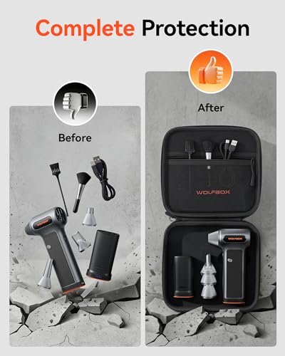 WOLFBOX MF200 Hard Carrying Case, Case Only, Device Not Included - size: SB200-MF200