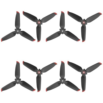 Propellers for DJI FPV Blades - 8Pcs Props Quick Replacement Spare Part Low Noise Props Wings for DJI FPV Drone Accessories Red Tips