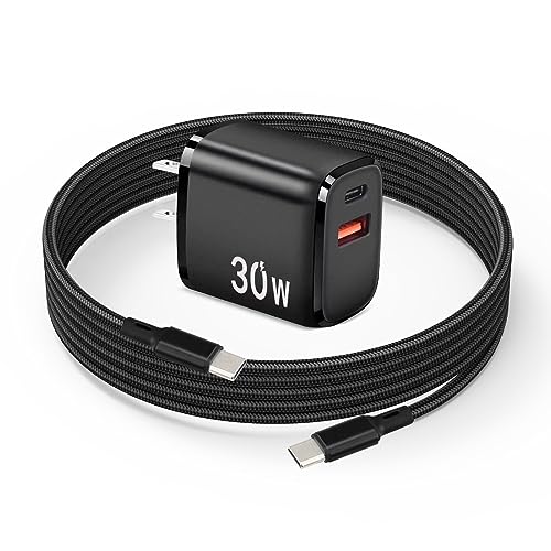 30W PD USB C Fast Charger for DJI Neo, Mini 4K, 4 Pro, Air 3S Drones, Black - color: Black, size: 30w / 6.6ft