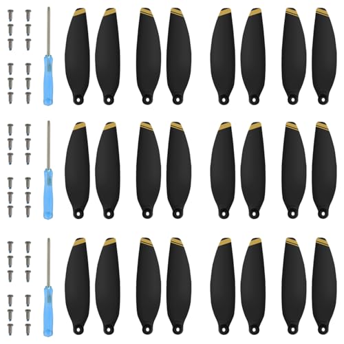 24Pcs Propellers for DJI Mini 4K/Mini 2/Mini 2 SE/Mini SE - color: Golden