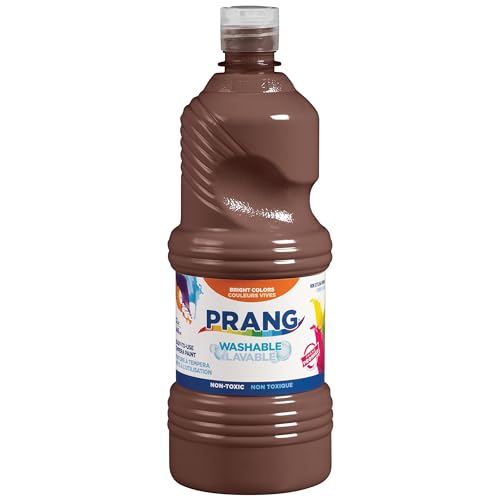 Prang Washable Tempera Paint, Brown, 32 Oz., 1 Count - color: Brown