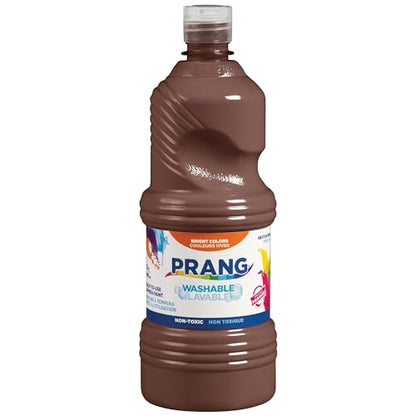 Prang Washable Tempera Paint, Brown, 32 Oz., 1 Count - color: Brown