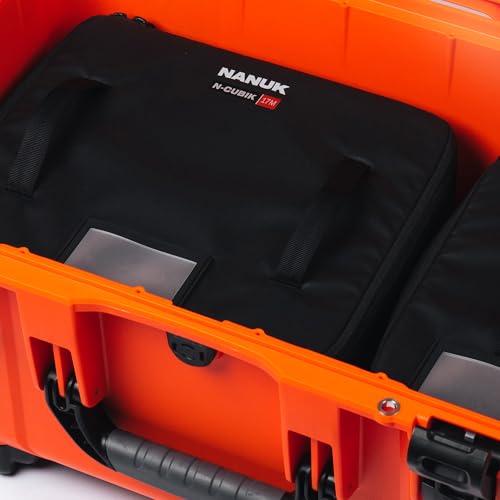 NANUK N-Cubik 17M Camera Bag Insert – Medium Water-Resistant Cube – Shockproof Protective Camera Insert for Backpack – Perfect for Tech Gear & Accessories (11.4” x 13.3” x 6.6”) - size: 17M Medium 11.4 x 13.3 x 6.6"