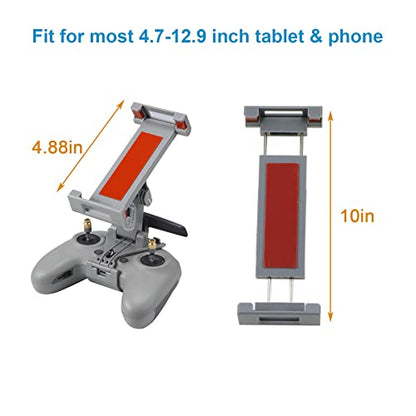 Hanatora FPV Remote Controller 2 4.7-12.9 Inch Tablet Holder Mount for DJI FPV Drone,Extended Control Clip Bracket Accessories