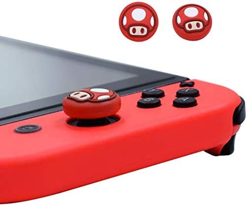 Silicone Analog Thumb Grip Stick Set Joystick Cap Thumbstick Cover Caps for Switch NS Switch Lite Controller Thumbsticks Cap (D) - color: D