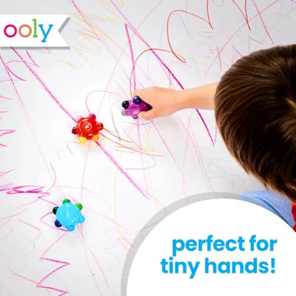 Ooly Color Burst Grip Crayons for Toddlers, Set of 3 - style: Grip Crayon