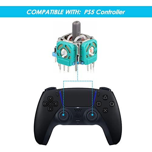 Replacement Thumbsticks Compatible with PS5 DualSense Wireless Controller