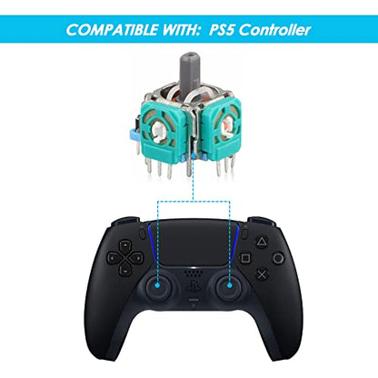 Replacement Thumbsticks Compatible with PS5 DualSense Wireless Controller
