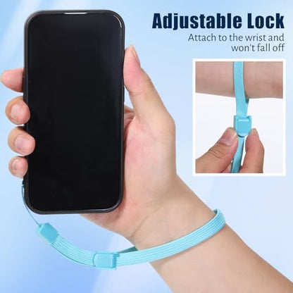 6 PCS Hand Wrist Strap Lanyard, Adjustable Wrist Straps Universal Wristlet Wristband with Slider Lock Phone Strap for Wii Remote Controller, Mobile Phone (Multi-Colour)
