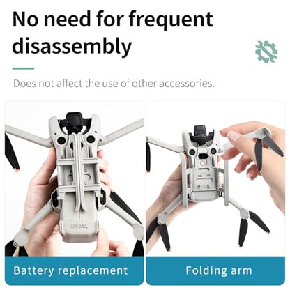 Mini 4 Pro Landing Gear Foldable - for DJI Mavic Mini 4 Pro Drone Accessories Extension Kit Quick-Release Landings Gears Legs - size: Mini 4 Pro Landing Gear
