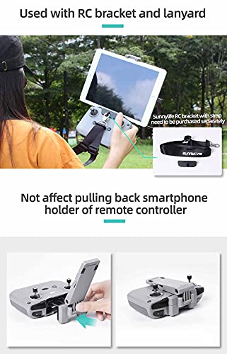 CZFRIEND Drone Remote Controller Accessories Dismantling-Free Tablet Holder Portable Foldable Tablet Mount for DJI RC N1 Remote Control