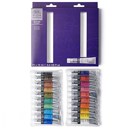 Winsor & Newton Artisan Water Mixable Oil Paint Set, 20 x 10ml Tubes - style: Tube Set 20 x 0.4-oz