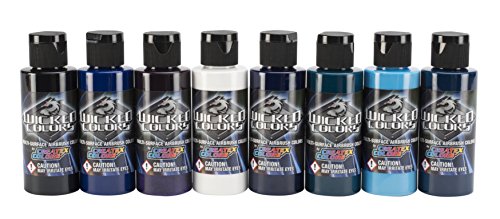 Createx Colros Kent Lind Wicked Colors Cool Set, 2 oz. (W114-00) - style: Wicked Colors Cool Set