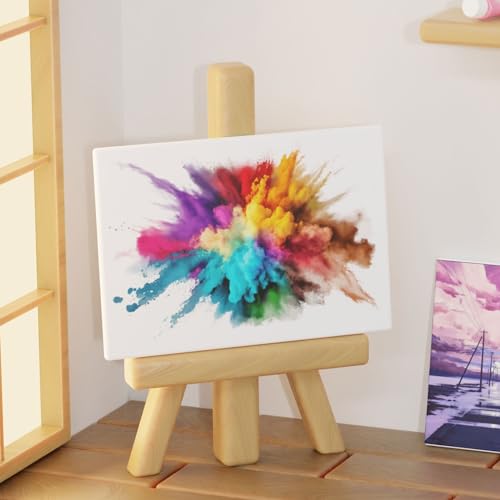 PATIKIL 7x7 Canvas Boards for Painting, 12Pack Cotton Square, White - size: 7x7"
