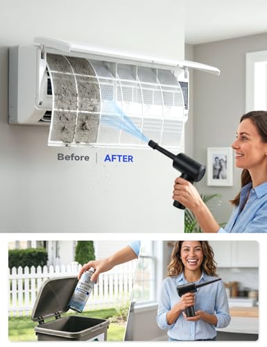 Compressed Air Duster,100000RPM Electric Air Duster for Computer Keyboard