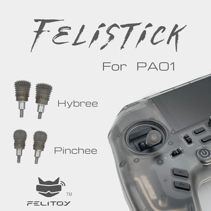 Felistick FPV Thumb Stick Caps for Flysky PA01 RC Transmitter, Radio Controller Stick Ends, Joystick Replacement, Enhanced Grip & Precision Control (Black, Pinchee) - size: Pinchee