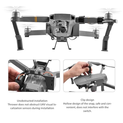 Drone System Compatible for Pro, Payload Release Drop Device, Delivery Transport Dropping System for Wedding Search, up to 500g/1.1lb Load