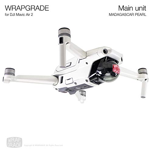 Wrapgrade Main Unit Skin Compatible with DJI Mavic Air 2 (Madagascar Pearl) - color: MADAGASCAR PEARL