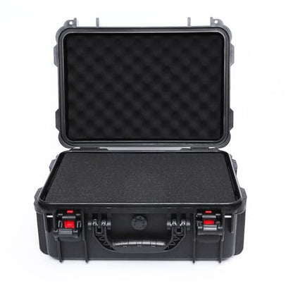 18in Waterproof Hard Shell Case with DIY Customizable Foam Insert (16 x 11x 7.8in Interior) - color: Black