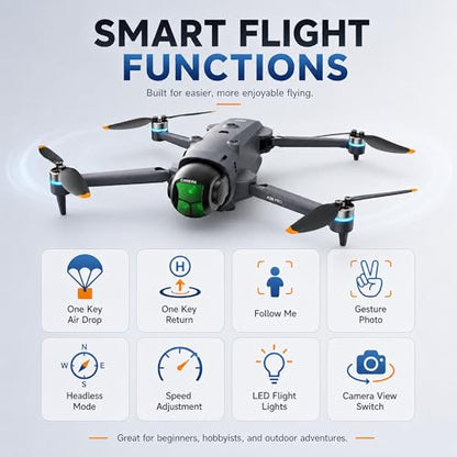 A26 PRO GPS 4K Drone with 4.5-Inch Screen Remote