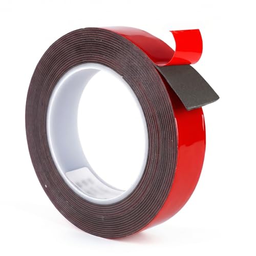 SANKA Double Sided Tape Heavy Duty Mounting Tape, Gray 1 in x 18 ft - color: Grey, size: 1 in x 18 ft
