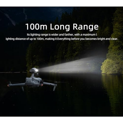 Searchlights Strobe Light with Drone Mount for DJI Avata 2 Spotlight Floodlight Bracket Support to Mount Night Flight Light to Drone with Action Camera Adapter for Insta360 GO 3S / GO3 - color: Searchlight+ Mounting bracket