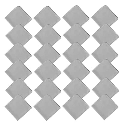 SPUDZ 24 Pack Micro Fiber Cleaning Cloths | Large 6" x 6" Inches Cloths | - size: 24 Pack