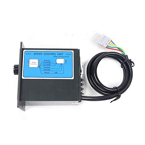 0-7.5RPM 6W 180K AC Variable Speed Gear Reduction Motor with Controller - color: 6W 180K