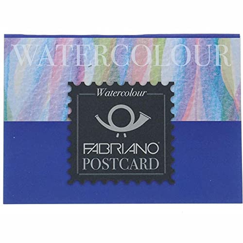 Fabriano Studio Watercolor Pad, Cold-Press, 4" x 6", 140 lb, 20 Sheets, White - size: 4 x 6