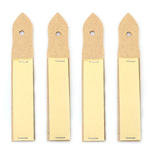 RLECS 4-Pack Sketch Sandpaper Pencil Pointer Sand Paper Sharpener Drawing Tools Sanders for Sharpening Pastel Sticks, 12 Sheets/Board