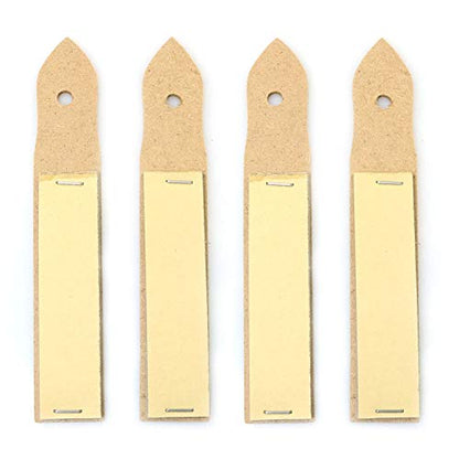 RLECS 4-Pack Sketch Sandpaper Pencil Pointer Sand Paper Sharpener Drawing Tools Sanders for Sharpening Pastel Sticks, 12 Sheets/Board
