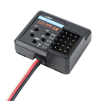 Flysky FPV Racing Transmitter Receiver Temperature Telemetry Data Module Set Voltage Collection Module Serial Bus Receiver for FS I6 I10 IT4S TX IA6B IA4B IA10B RX IBus (FS-CEV04)