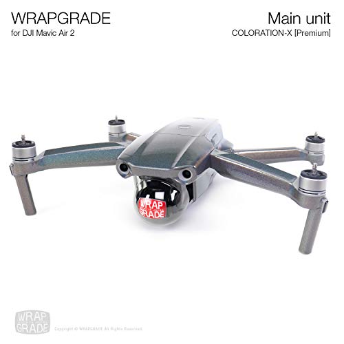 Wrapgrade Main Unit Skin Compatible with DJI Mavic Air 2 (Coloration-X) - color: COLORATION-X