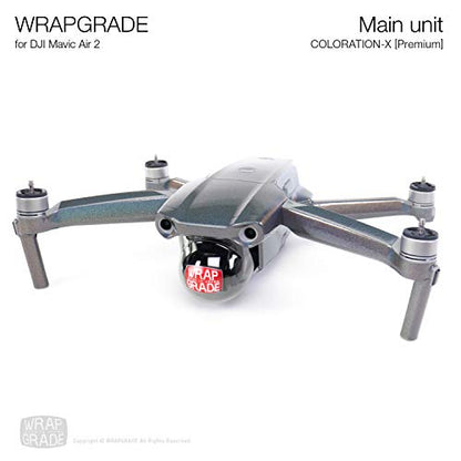 Wrapgrade Main Unit Skin Compatible with DJI Mavic Air 2 (Coloration-X) - color: COLORATION-X