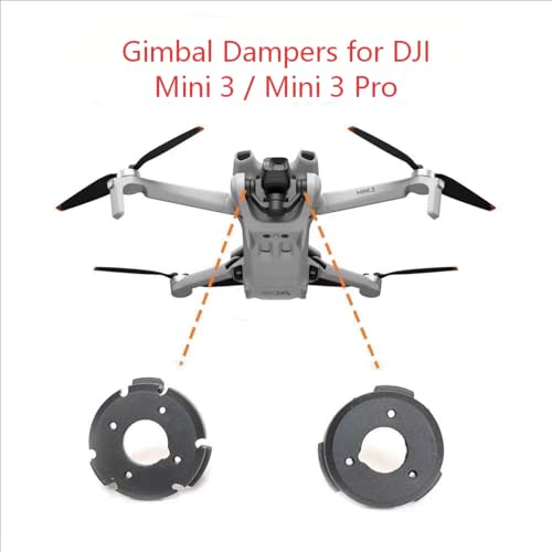 Replacement Gimbal Damping Pads for DJI Mini 3 and Mini 3 Pro, Includes Repair Tools (2 Pads, Left & Right) - size: mini 3/3pro