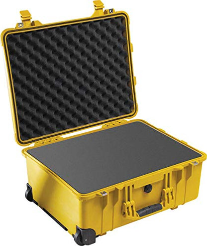 Pelican 1560 Camera Case With Foam (Yellow) - color: Yellow, style: With Foam