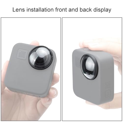 Lens Guard Compatible with GoPro Max PC Protective Cover, Anti-Scratch Lens Protector for Go Pro Max 360 Action Camera Accessories 2 pcs - size: for GoPro MAX