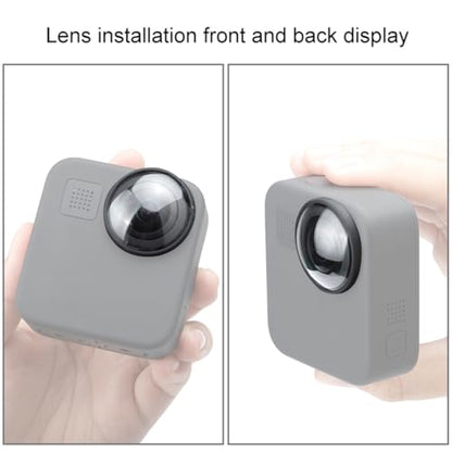 Lens Guard Compatible with GoPro Max PC Protective Cover, Anti-Scratch Lens Protector for Go Pro Max 360 Action Camera Accessories 2 pcs - size: for GoPro MAX