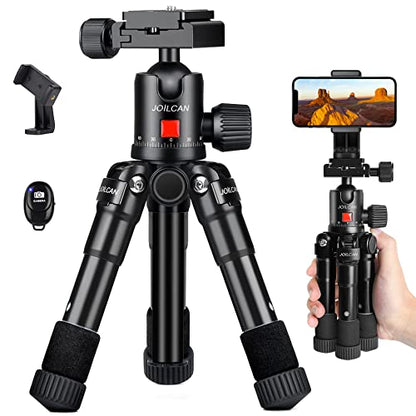 JOILCAN Aluminum Mini Tripod, 21" Desktop Tripod with 360° Ball Head - size: 21 Inch