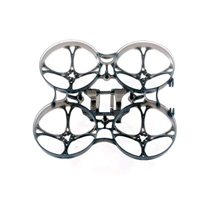 HAPPYMODEL Mobula7 V3 Frame 75mm 2s whoop Frame upgrade spare part for Mobula 7 HD FPV Racing Drone Quadcopter - color: black