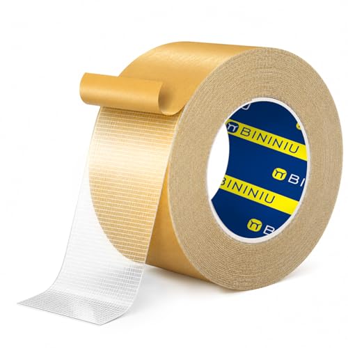 Heavy Duty Double Sided Clear Tape 1.4inX34.45FT Waterproof Strong Adhesive Mounting Tape for Office Fixing and Splicing - size: 1.4inX34.45FT