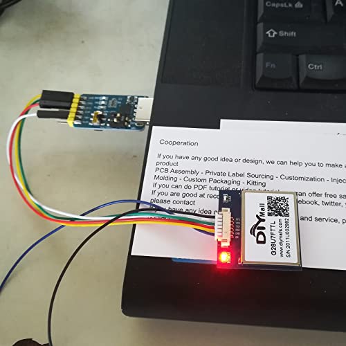 G28U7FTTL GPS Receiver Module w/Ceramic Antenna 1Hz NMEA-0183