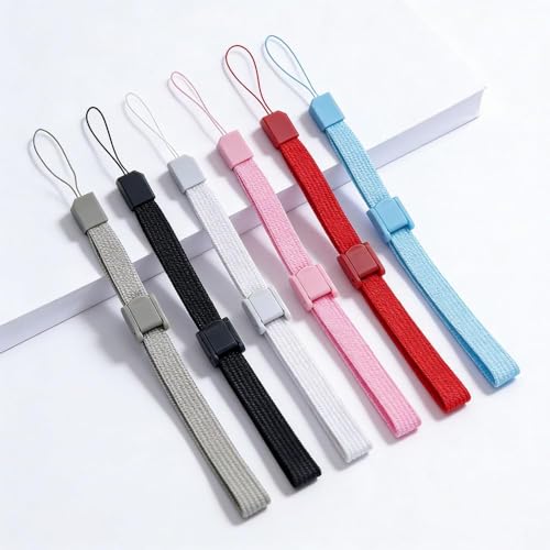 Hand Wrist Strap,6PCS Adjustable Phone Lanyards,Multi Purpose Wristbands with Lock for Wii Remote Wristbands wirh Slider Lock Straps for Wii Remote Controller,MobilePhone,Mp3,Digital Camera