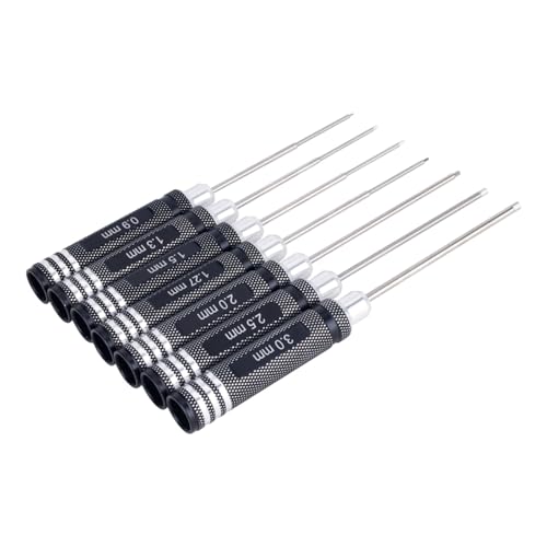 RC Hex Screwdriver Set 0.9mm - 3.0mm Allen Wrenches Repair Tools - color: 8pcs Kit