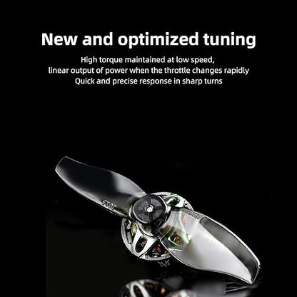 HGLRC Specter 1202.5 11000KV 1-2S Brushless Motor with 80mm Wire Without Plug for Micro Whoop Toothpick Drone