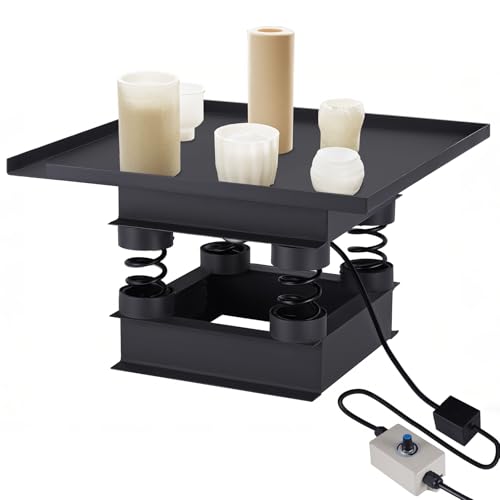 19.7x19.7inch Concrete Vibration Table Cast Steel Vibrating Table for Concrete Plaster Gypsum Resin Mixing, 360rpm Vibrating Test Bench 110V