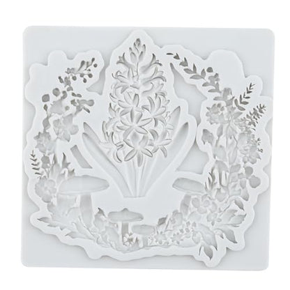 Flower Garland Silicone Molds Mushroom Wreath Polymer Clay Mold - color: Style M